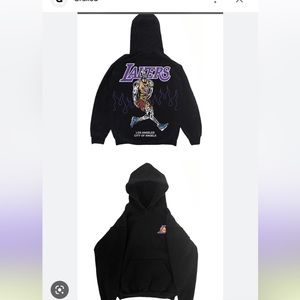 Warren Lotas Lakers Championship Lebron Hoodie  |Medium| Black DS